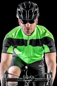 Produktfoto Spiro Herren Kurzarm Fahrrad T Shirt Jacke mit Taschen hinten