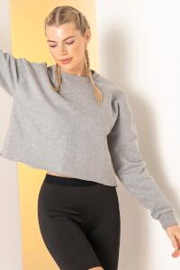 Produktfoto Skinnifit weites, kurzes Damen Sweatshirt