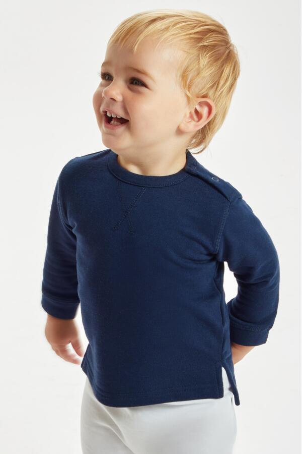 Produktansicht: Babybugz Baby Sweatshirt mit gestickten Details