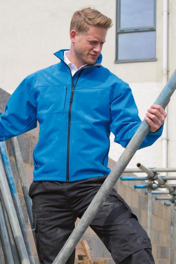 Produktansicht: Result Classic wasserdichte Herren Softshelljacke bis Größe 4XL