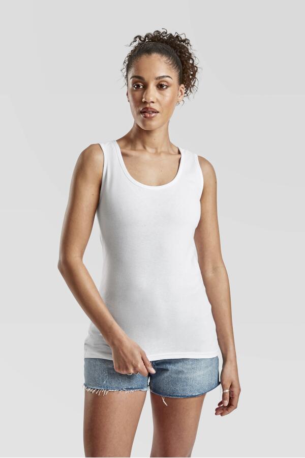 Produktansicht: Fruit of the Loom Valueweight ärmelloses T-Shirt für Damen