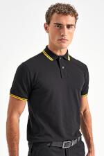 Produktfoto Asquith & Fox Herren Poloshirt mit Streifen