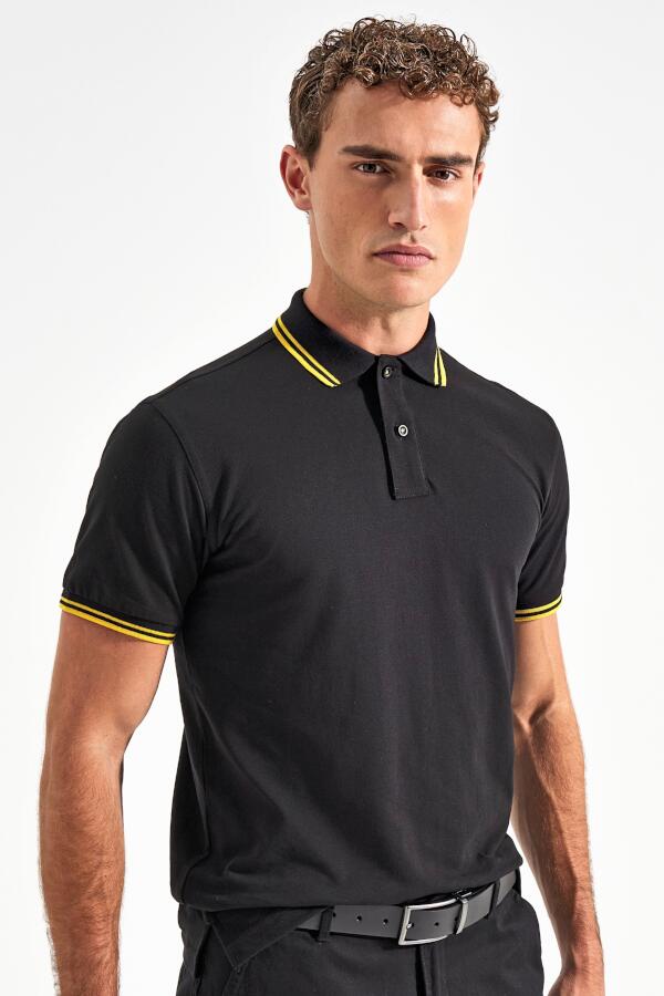 Produktansicht: Asquith & Fox Herren Poloshirt mit Streifen