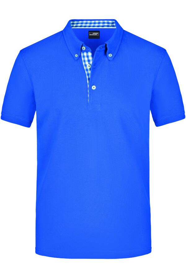 Produktansicht: James & Nicholson Plain Herren Polohemd bis 3XL