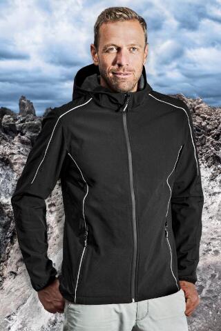 Produktansicht: Promodoro leichte Herren Softshelljacke mit Kapuze