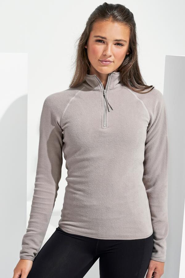 Produktansicht: TriDri® Damen Sport Fleecepulli mit Raglan-Ärmeln