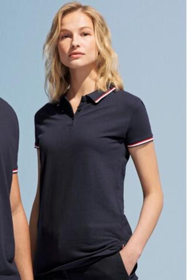 Produktansicht: Sols Damen Poloshirt mit Kontrasträndern