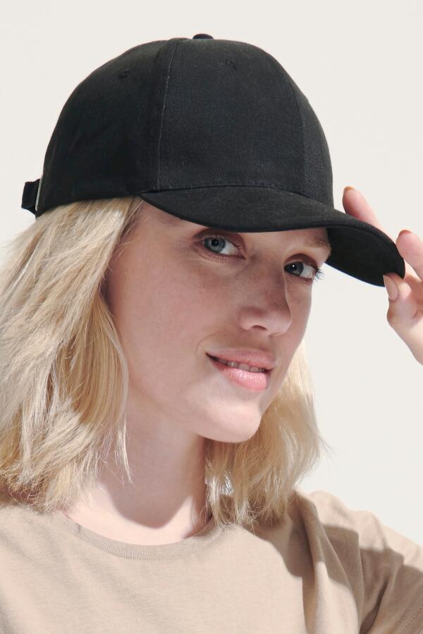 Produktansicht: Sols Buffalo Six Panel Cap für Damen und Herren