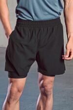 Produktfoto Tombo Herren Sportshorts mit zwei Lagen