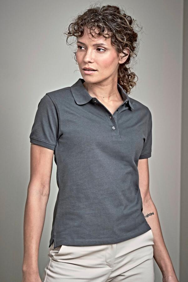 Produktansicht: Tee Jays Heavy Damen Poloshirt bis 3XL (60 Grad waschbar)