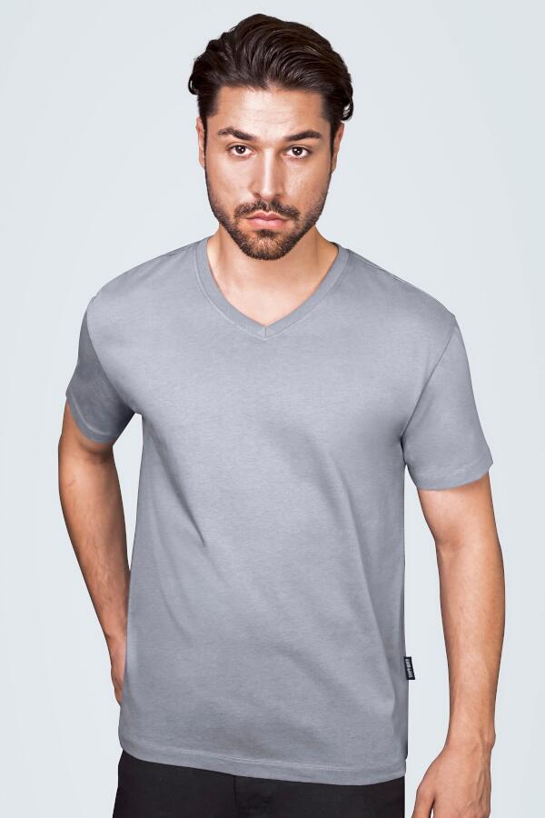 Produktansicht: HRM Herren Bio T-Shirt mit V-Ausschnitt bis 60 Grad