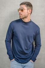 Produktfoto HRM Herren Langarmshirt mit hochgezogenem Kragen