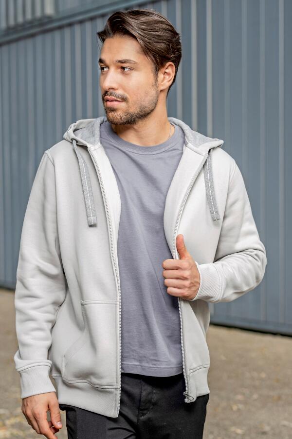 Produktansicht: HRM Herren Sweatjacke mit Kapuze bis 5XL